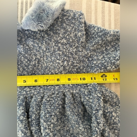 Lesy Lisseta Cosi Faux Fur Belted Dress Size 3T - Picture 9 of 11